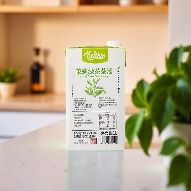Delthin德馨茶基底 茉莉绿茶汤饮料 原茶萃取奶茶店茶咖水果茶专用原料1L 茉莉绿茶茶汤 1L