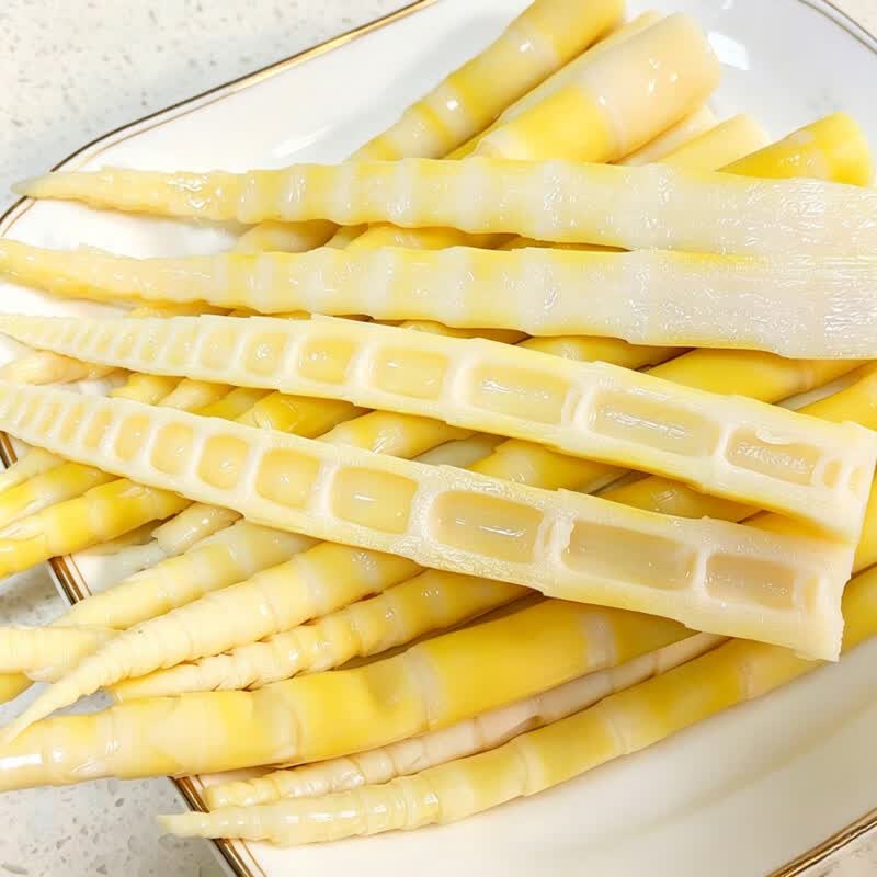 新鲜竹笋嫩笋尖脆笋野笋脆嫩笋子小笋江西竹笋炒菜火锅食材 嫩笋尖500g*3袋