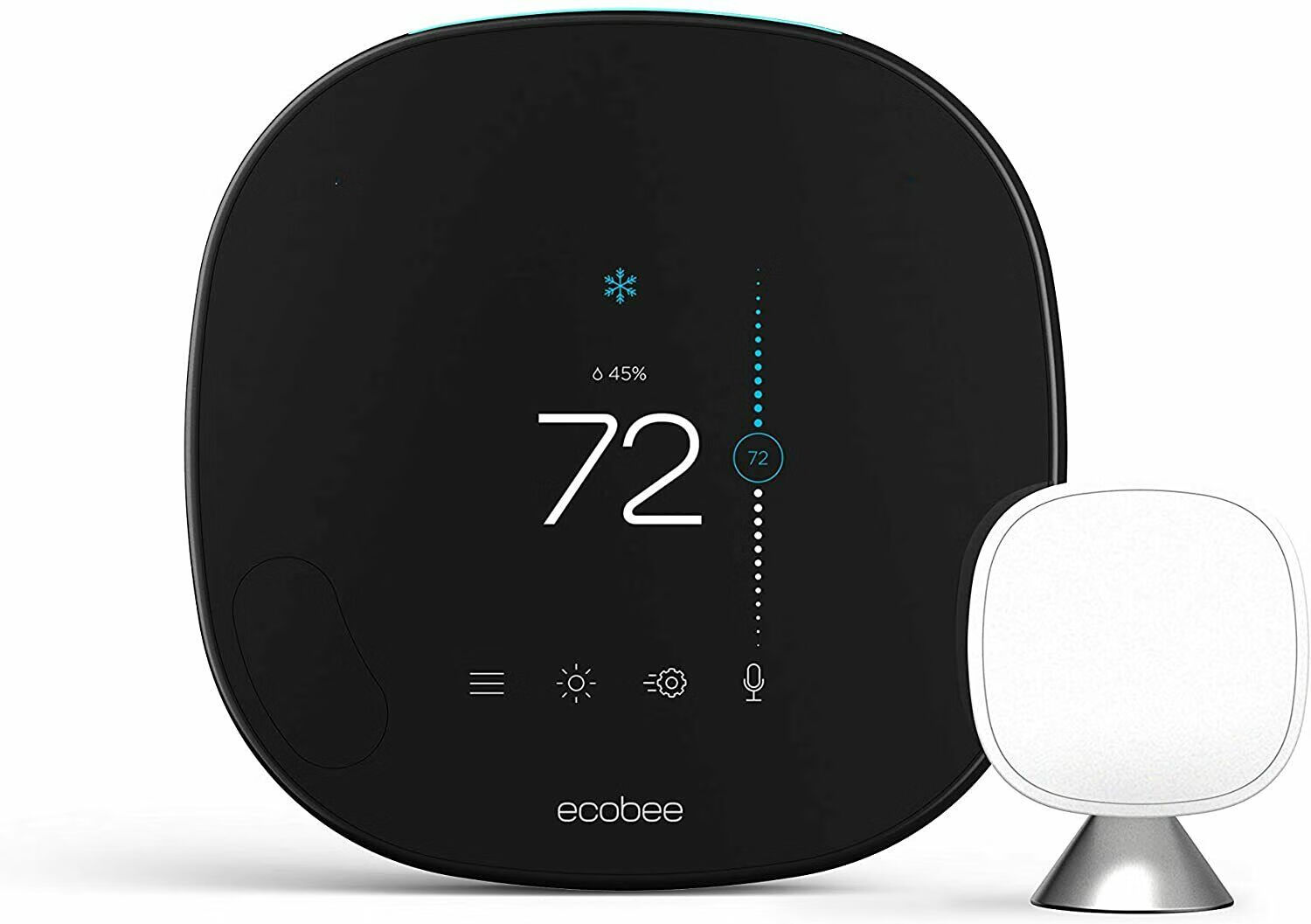 ecobee 恒温器 空调智能控制面板支持苹果homekit alexa 新款ecobee