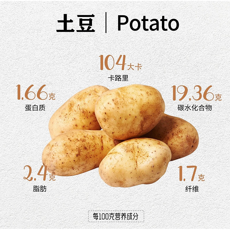 当季土豆甘肃定西黄皮沙面开花土豆马铃薯蔬菜洋芋新鲜农家现挖 1斤 严选中果