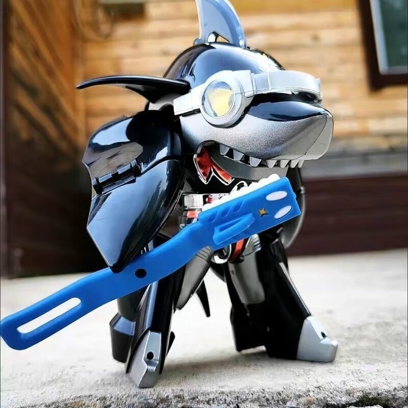 艾特汪汪卡布达鲨鱼辣椒呱呱蛙蜻蜓队长铁甲小宝男孩玩具生日礼物 可