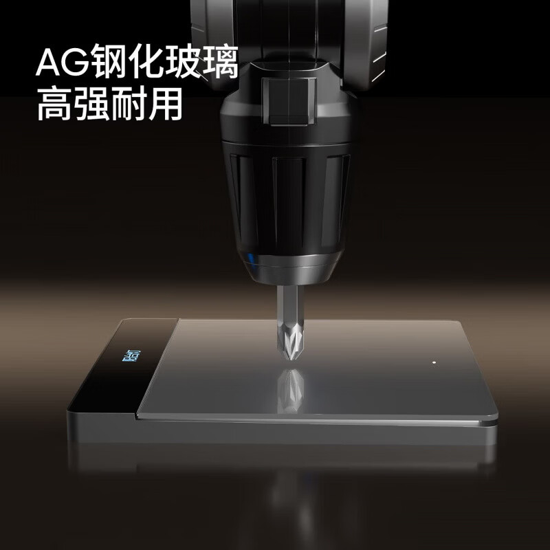 国际电工(FDD)智能无线遥控开关屏显面板已接入米家app支持小爱同学远程控制 AG玻璃-星空灰三开【零火版】