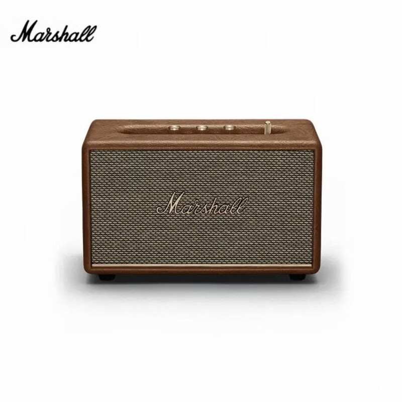 马歇尔(Marshall)ACTON Ⅲ 3代无线蓝牙音箱摇滚家用插电款重低音炮 海外版 礼物 ACTONⅢ棕色 原装进口