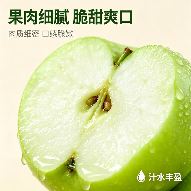 亨迅山西青苹果水果现摘青平果酸甜孕妇整箱新鲜水果 5斤丨【果农手选】净重4.5斤