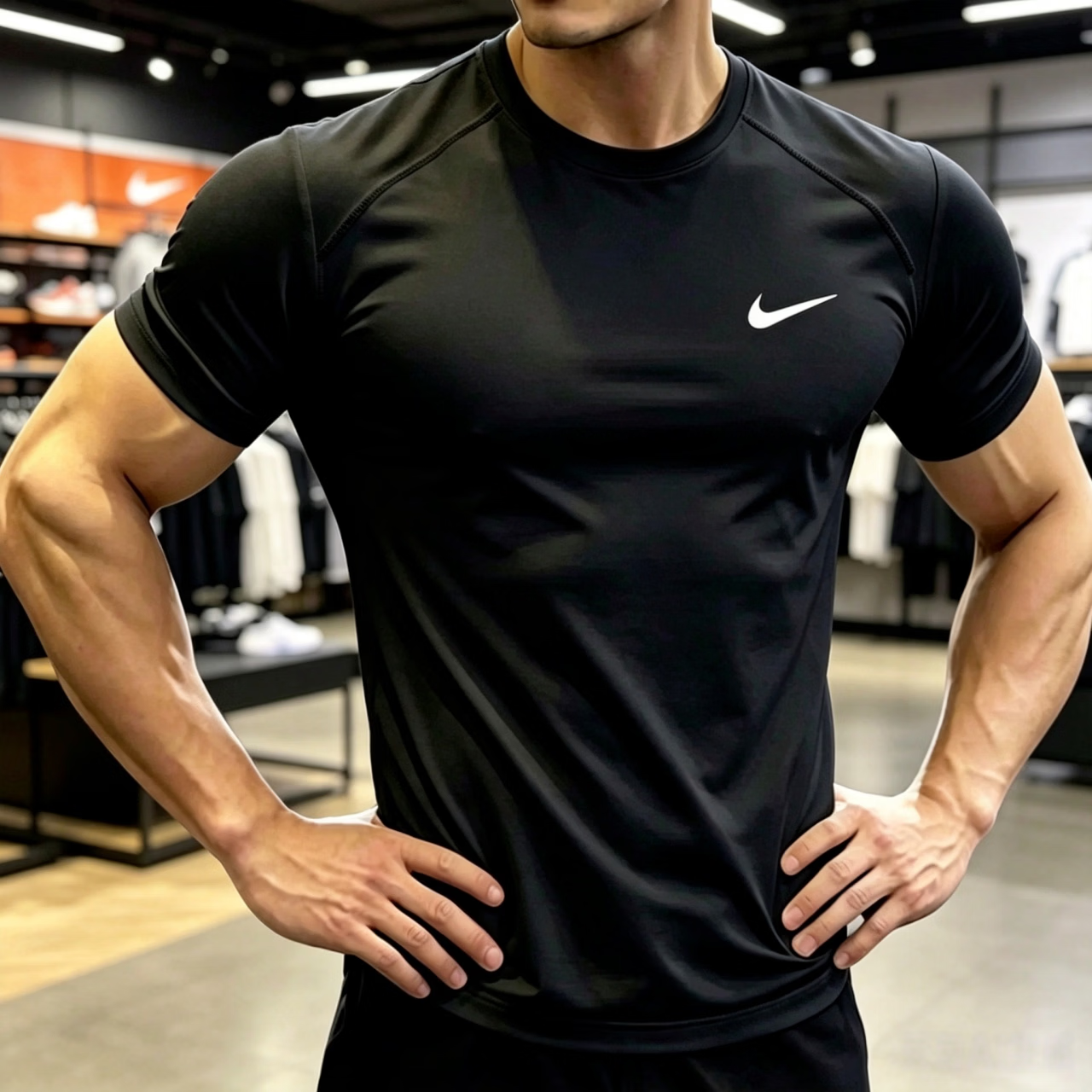 耐克(NIKE)正品冰丝速干衣短袖T恤男装新款运动健身冰感训练服上衣 白色冰感速干T恤 XL 【推荐130-150斤】