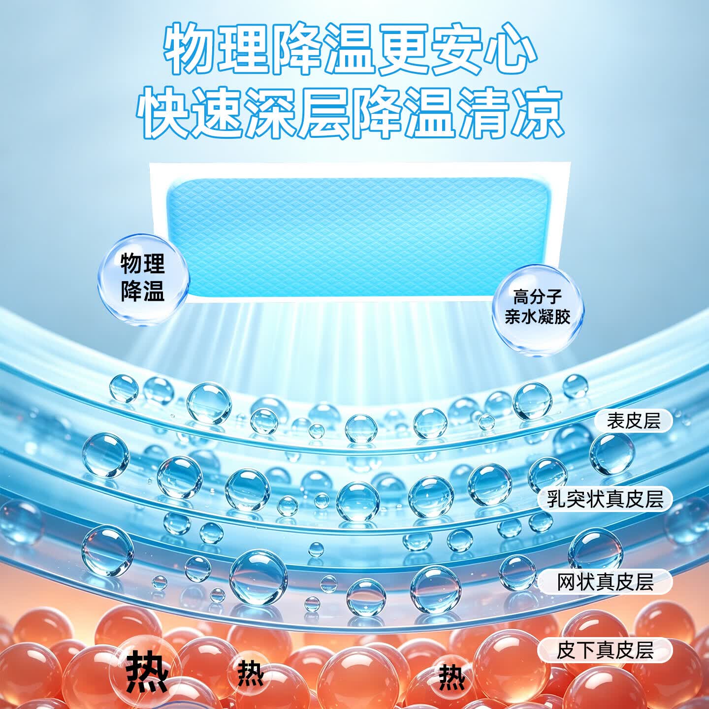 夏季必备花露水冰凉贴迅速降温驱虫散热儿童成人 30片【花露冰贴 运动降温】
