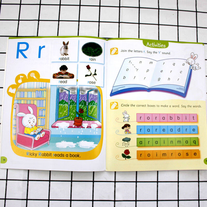 【点读版】培生朗文raz自然拼读绘本 著名拼读教学用书 New PhonicsforKids合集支持小达人点读笔 单书(不含点读笔) 1-6级
