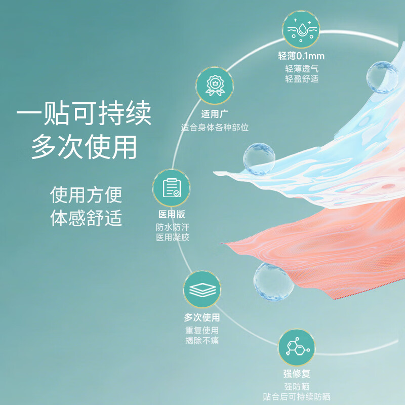 芭博士硅凝胶祛疤膏滚珠按摩疤痕修复疤痕贴医用儿童疤痕药膏除疤膏 【早膏晚贴】6g+2×6cm*2片