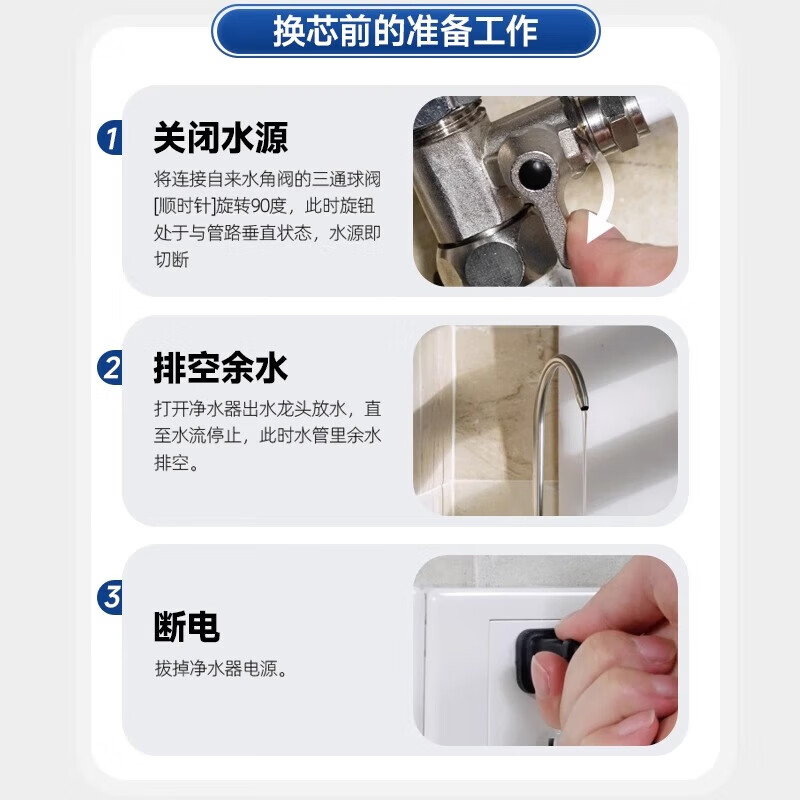 金线泉适配苏宁极物小Biu净水器滤芯R500-W1滤芯净水机复合PPC通用滤芯反渗透膜 R500-W1 PPC+RO全套滤芯