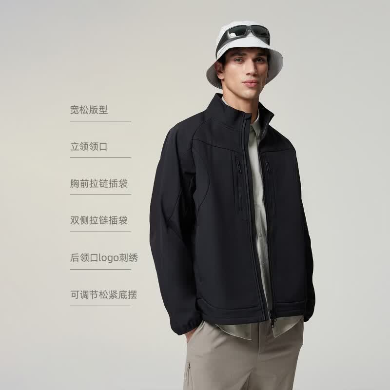 杰克·琼斯(JACK&JONES)男士保暖外套厚款夹克合集 225409016纯黑色 L (180)