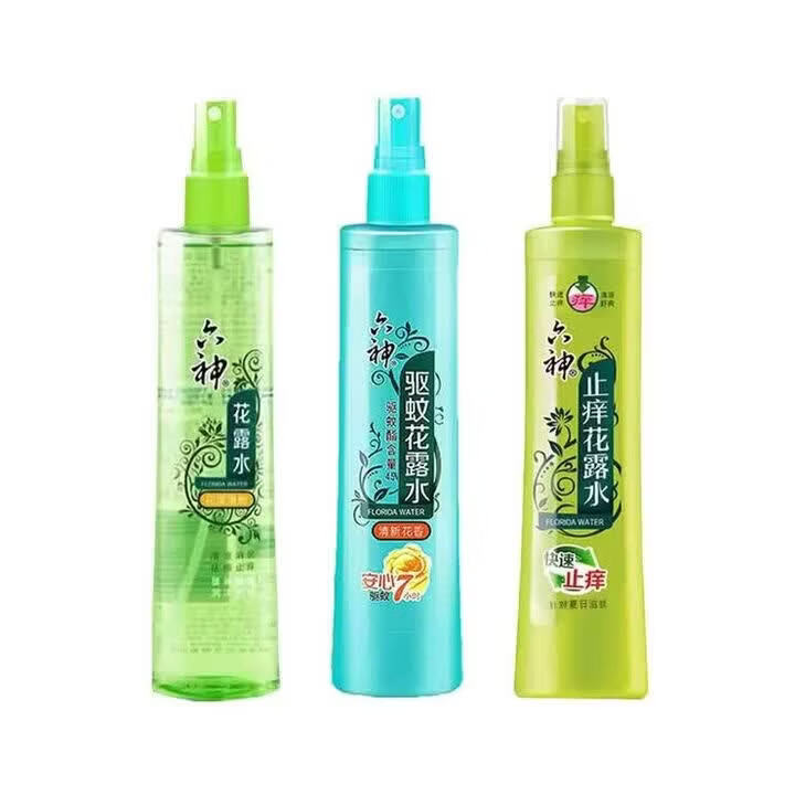 六神花露水冰莲香型止痒驱蚊花露水户外防蚊液止痒喷雾清新空气花漾 【家庭常备装】驱蚊180ml*3瓶
