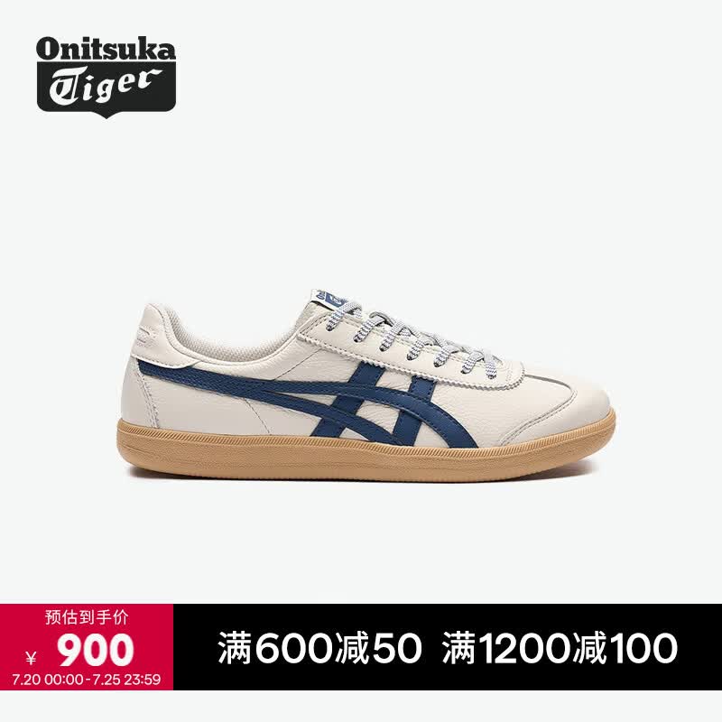 Onitsuka Tiger鬼塚虎TOKUTEN春夏季新款男女时尚百搭休闲德训鞋 白色/蓝色 42