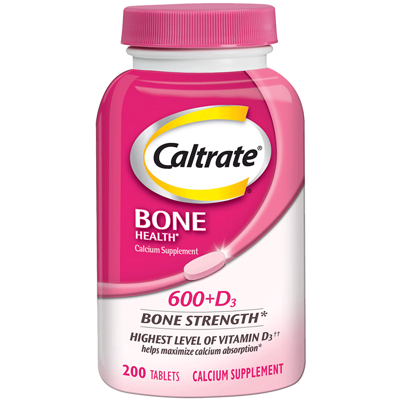 钙尔奇(Caltrate)成人通用增骨粉钙 金钙尔奇 高钙+VD3 800IU促吸收骨骼强健钙片 【小瓶尝鲜】成人粉钙 120粒*2瓶