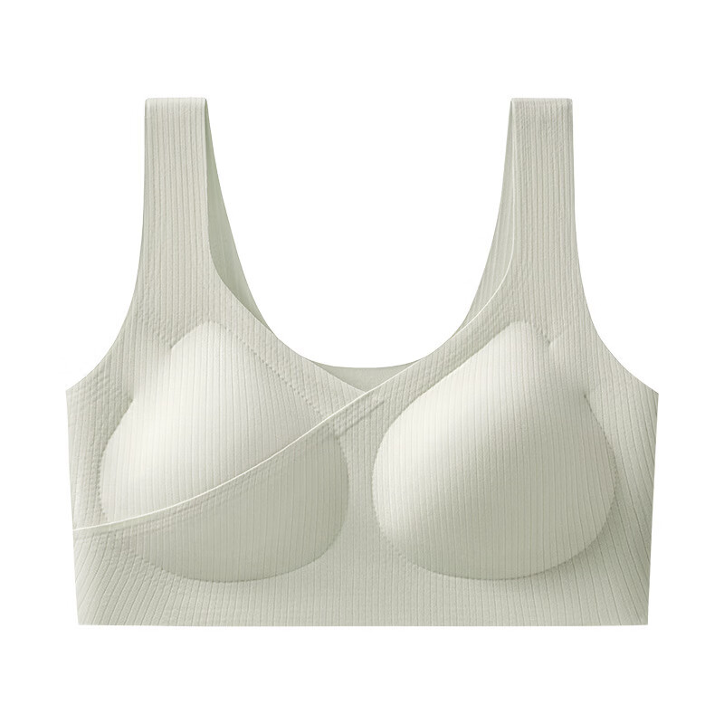 芬腾可安（FENTENGCARE）【M】无痕提拉承托防下垂内衣聚拢无钢圈美固定杯运动文胸 浅紫色 XL【120-140斤】