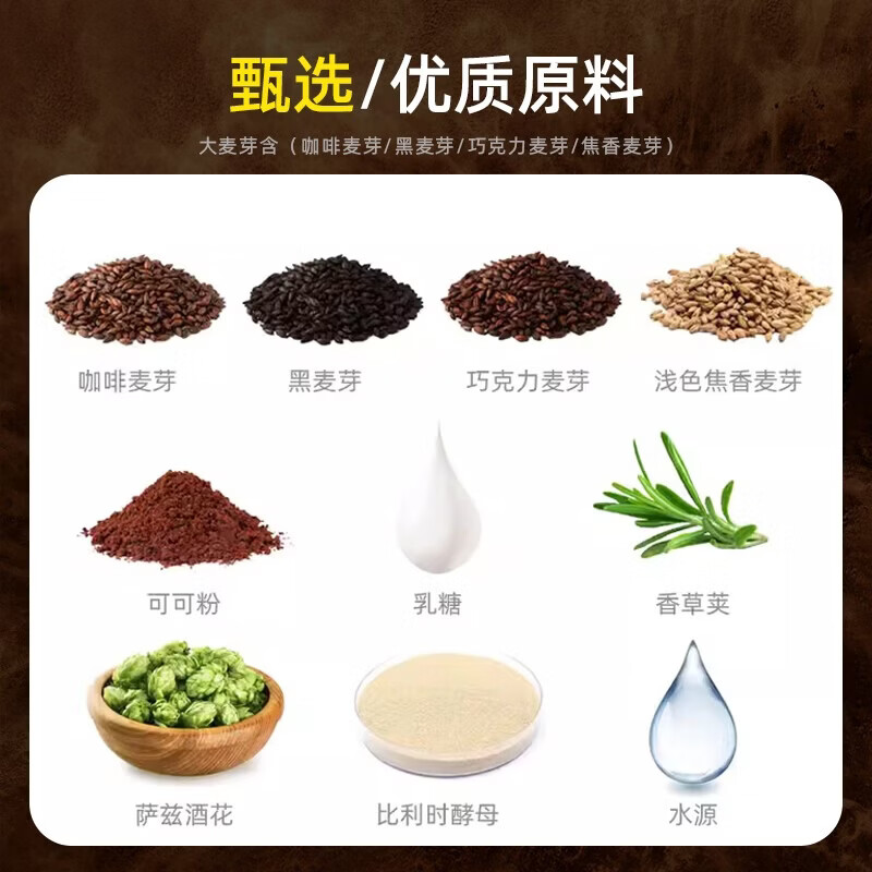 黑狸20度香草巧克力牛奶世涛黑啤酒整箱 国产高端精酿啤酒 20°P 香草巧克力牛奶世涛 2瓶体验装
