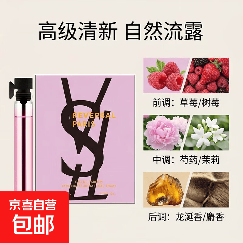 【大牌同香】香水小样便携男女持久留香高级清新自然 卡片香水小样-反转巴黎1支 常规