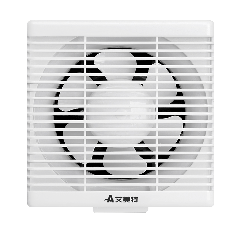 艾美特Airmate XF2060H换气扇窗式排气扇厨房低噪抽风机排风扇卫生间8寸墙用抽风机 【开孔245*245mm】带面罩