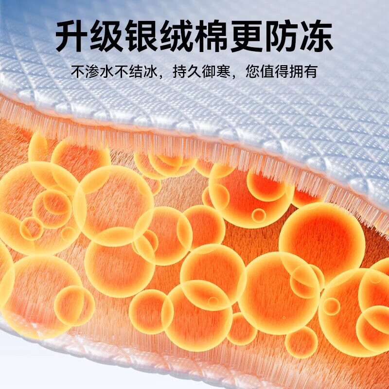 毅亨加厚棉被防冰雹车衣车罩东北内蒙冬季汽车防雪防冻冬天超厚外套罩 特厚棉被车衣【星光银-常规款】防雪防冻-无惧冰雹