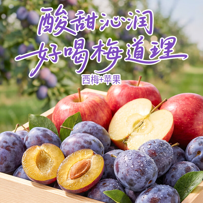 轻上原味0糖生椰厚椰乳椰子汁植物蛋白饮料芭乐油柑汁饮品多种饮料 轻快活西梅汁150ml*15