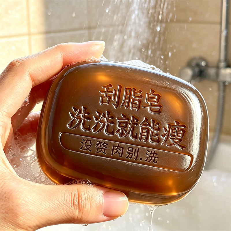 示博士【瘦身皂爆款】香港医美研究院咖啡因刮脂皂纤体轻身皂一洗刮脂  10盒装【6倍效】明显刮10-20kg.