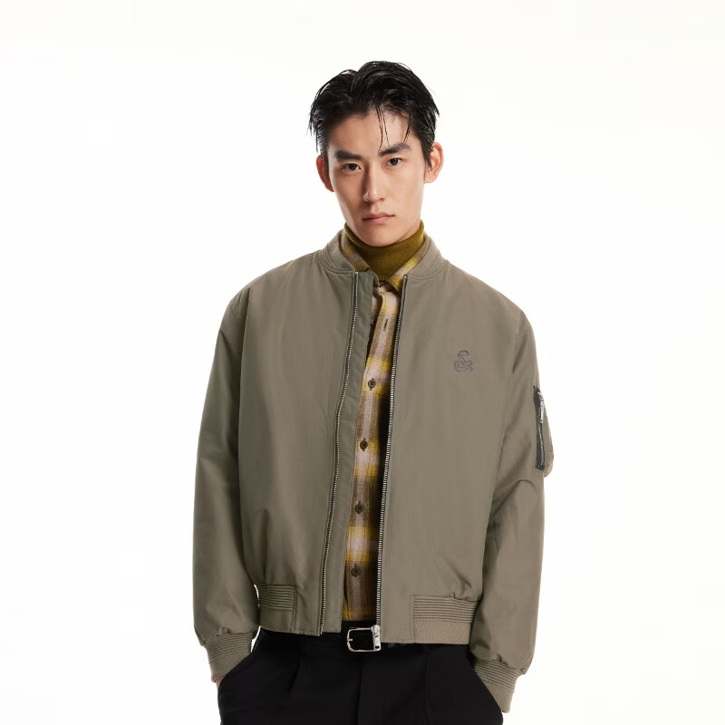 杰克·琼斯(JACK&JONES)男士保暖外套厚款夹克合集 225409006橄榄绿 L (180)