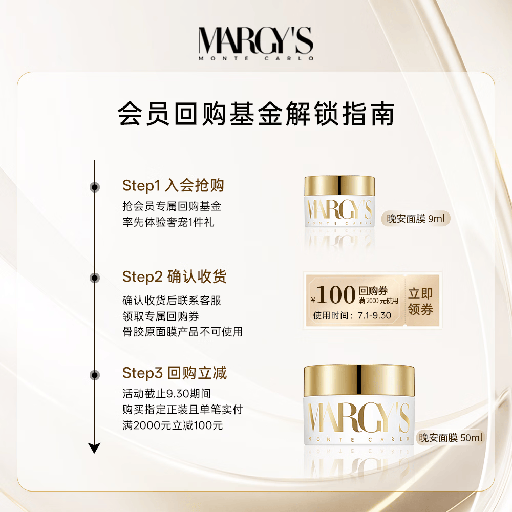 MARGY'S MONTE-CARLO【星品先试后买享100元回购券】蒙地卡罗MARGYS抗皱晚安面膜9ml 晚安面膜9ml