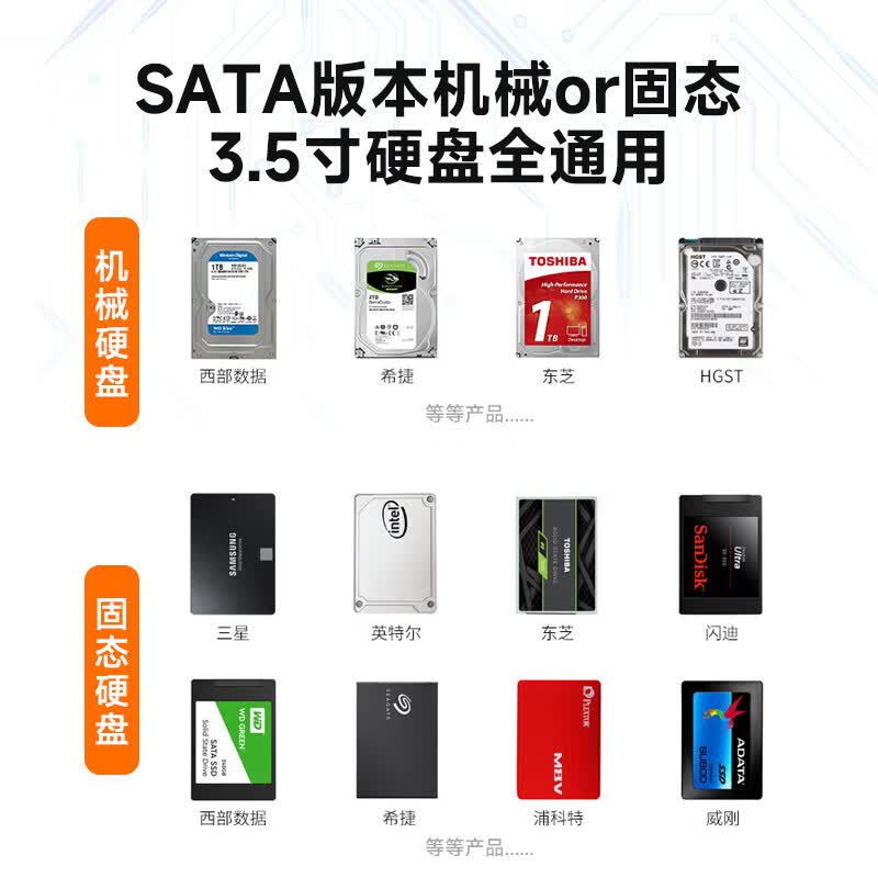 纽曼(Newsmy)Type-C USB3.0移动硬盘盒 3.5英寸SATA串口台式机笔记本电脑外置固态机械硬盘存储盒子H35C 【3.5寸】移动硬盘盒H35C