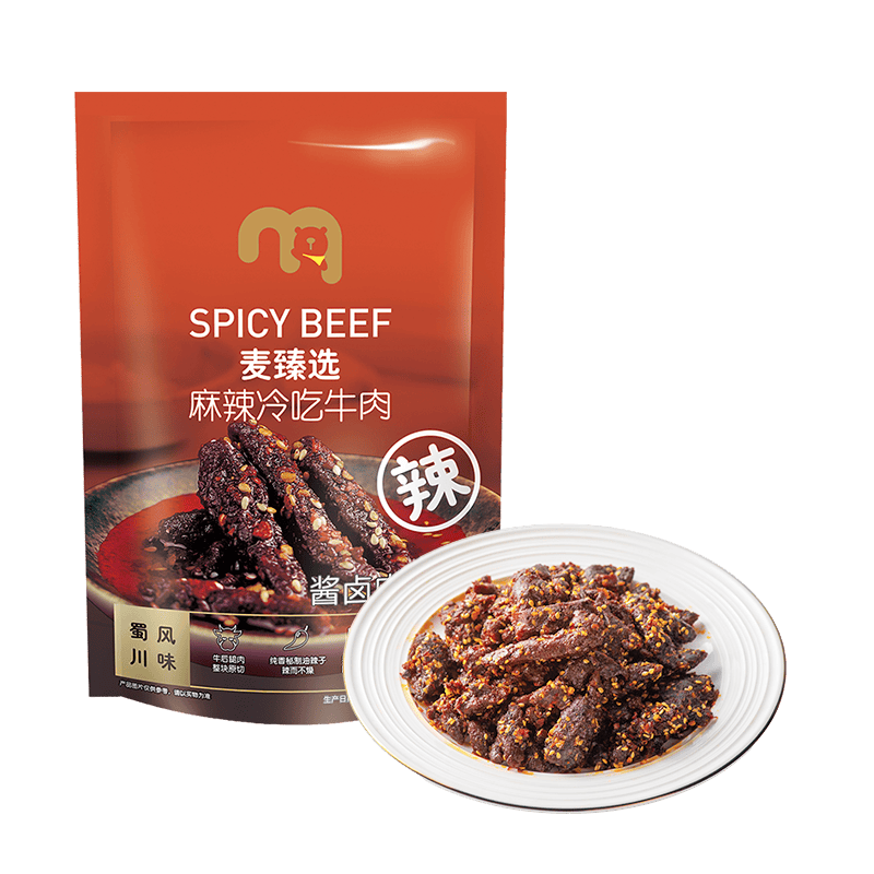 麦臻选麻辣冷吃牛肉 450g