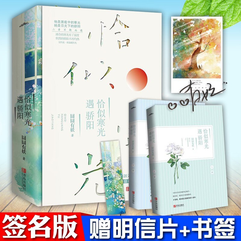 恰似寒光遇骄阳小说上下书完结 囧囧有妖的书云起书院青春文学都市言情小说总有一天你会喜欢我签名本