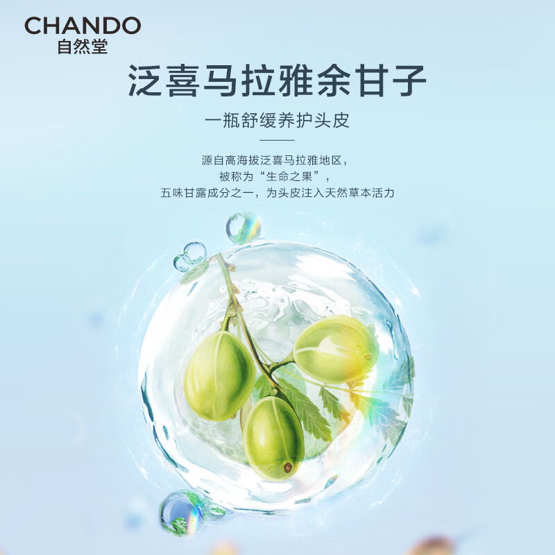 自然堂洗发水控油蓬松洗发水清爽去屑洗发水洗发膏柔顺护发素洗护发套装 【划算小套】洗发水+护发素*2
