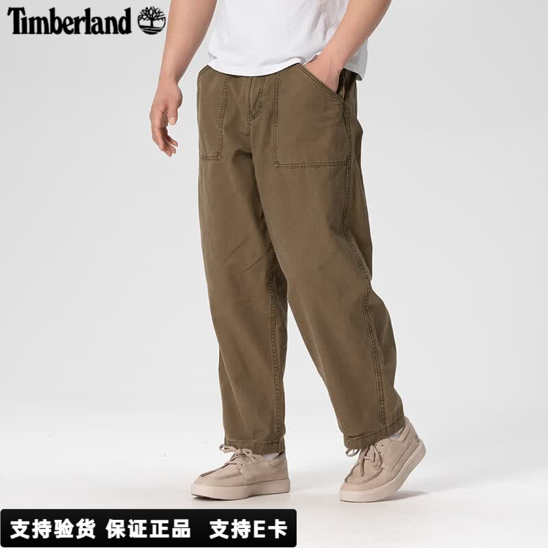 添柏岚（Timberland）工装裤男裤 春夏新款户外运动裤徒步登山透气直筒大码休闲裤子 A6UQT302 34