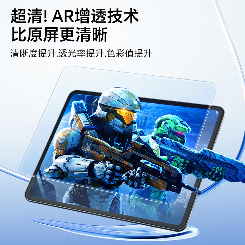 膜力佳适用于苹果iPadAR膜2026款Air8/6/Pro平板高清增透膜防指纹低反光保护膜屏幕膜air6平板贴膜软膜 2026款 iPad air8 (11英寸)