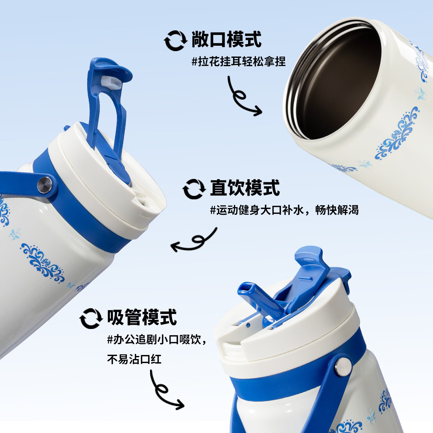 希诺(heenoor)新曜迷你保温杯女高颜值口袋杯便携小水杯抗菌杯泡茶杯2026年新款 【手提大咖杯】590ml-礼盒装