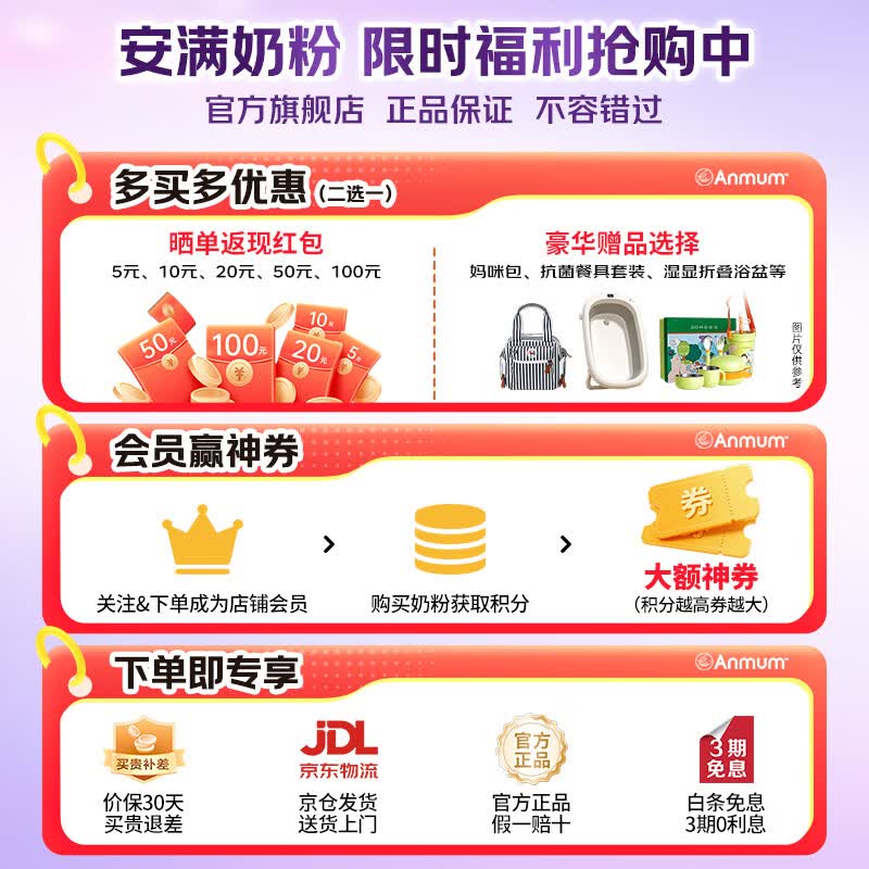 安满(ANMUM)孕妇奶粉孕早期孕中晚期哺乳奶粉孕产妇妈妈女士低脂奶粉补叶酸 【6罐装】专为孕妇研发奶粉