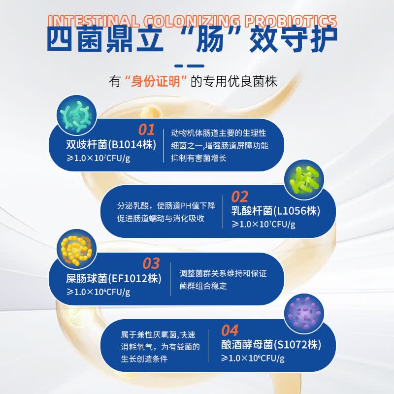 泰淘气宠物益生菌猫咪狗狗专用活菌成幼犬小狗调理肠胃腹泻太淘气 【32条】 30条*1盒 (送2条试吃)+顺丰冷藏发货