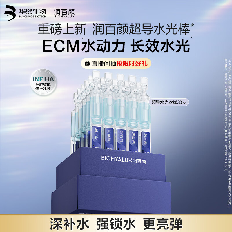 润百颜超导水光次抛精华含赠60支 193.6元 - 86线报