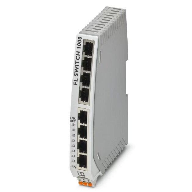1085243 FL SWITCH 1108N菲尼克斯工业交换机千兆8口 全新