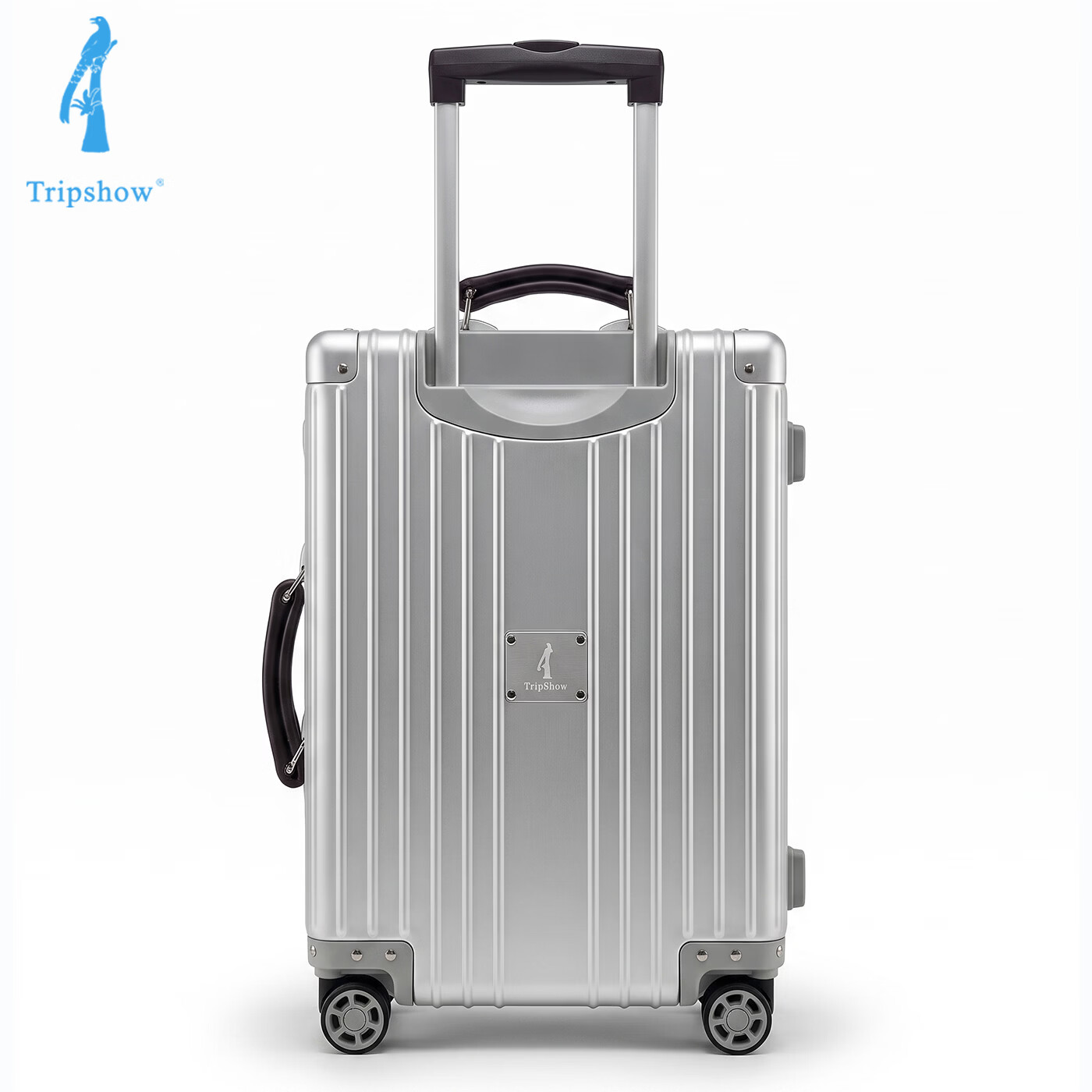TRIPSHOW铝框PC登机箱20寸行李箱免托运海关锁静音万向轮可拆卸轮DIY图案