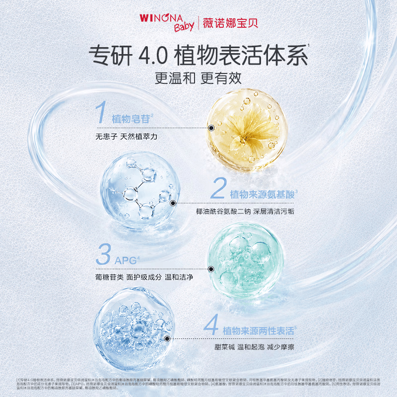 薇诺娜宝贝倍润温和洁面泡青少年洗面奶儿童洁面温和净澈不紧绷专研无泪配方 【温和清洁】温和洁面泡泡100ml