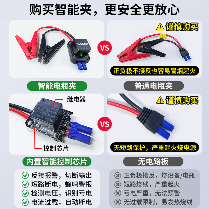 谱硕新款双25缸汽车应急启动电源充气泵一体机车载搭电宝手提便携式大容量电动打气泵快速补气带照明灯 热销【2000A亏电瞬启丨双25缸极速补气】智能夹+航空包