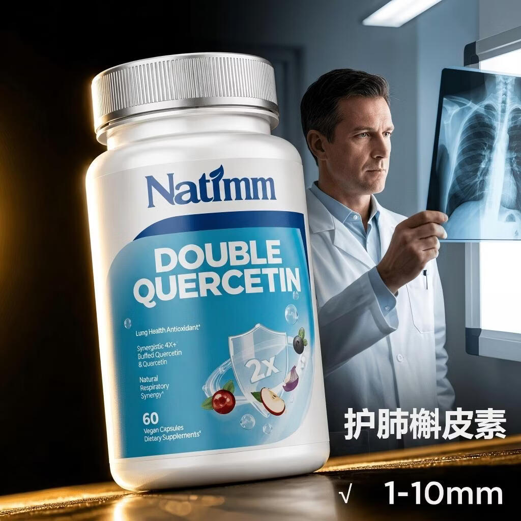 Natimm赫优康槲皮素二氢槲皮素美国进口肺结节养肺润肺清肺护肺吸烟戒烟 Natimm槲皮素二氢槲皮素1盒体验装