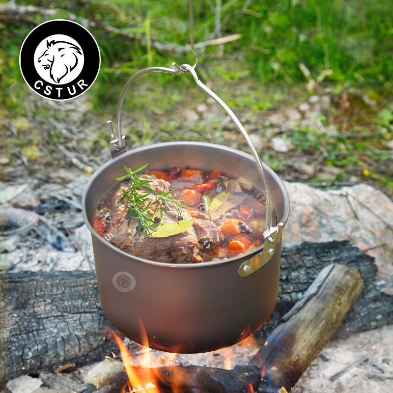 凯狮途(cstur) 户外吊锅野外锅具野炊锅野营便携式露营炊具野餐三脚