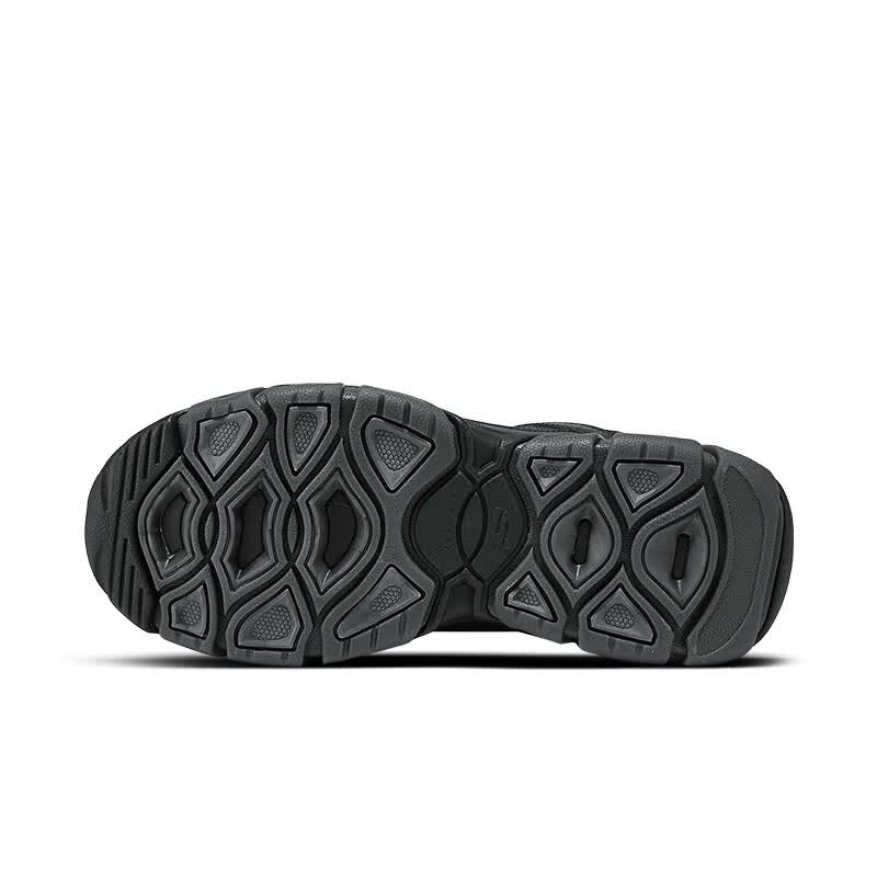 斯凯奇(Skechers)男鞋夏季百搭休闲鞋厚底增高老爹鞋轻便上班运动鞋缓震跑步鞋子男 BBK全黑色 41 (260mm)