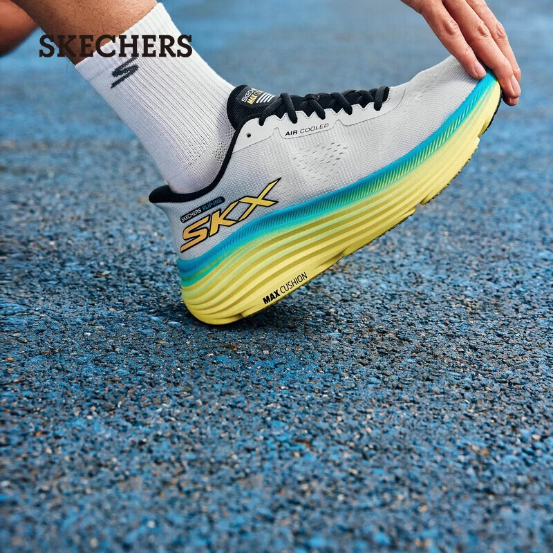斯凯奇（Skechers）男鞋减震耐磨跑步鞋增高运动鞋健步鞋220611