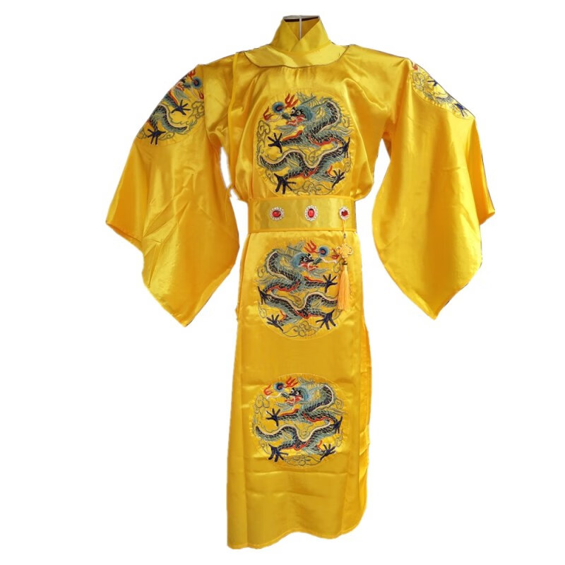 映娇明朝皇帝套装男服装古装戏服凤袍衣服结婚礼复古中国风 龙袍 180