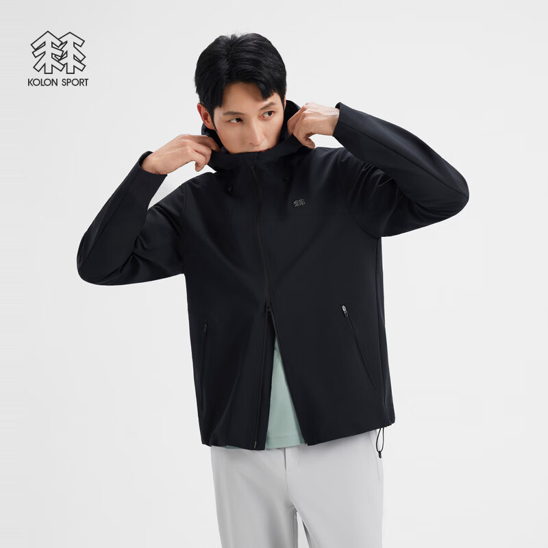 KOLON SPORT/可隆户外软壳衣 男透湿防泼水防风石墨烯复合软壳夹克
