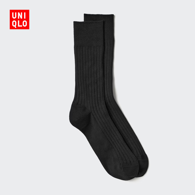 优衣库袜子男装486888 482608 486888/09黑色 M /L/27～29 cm