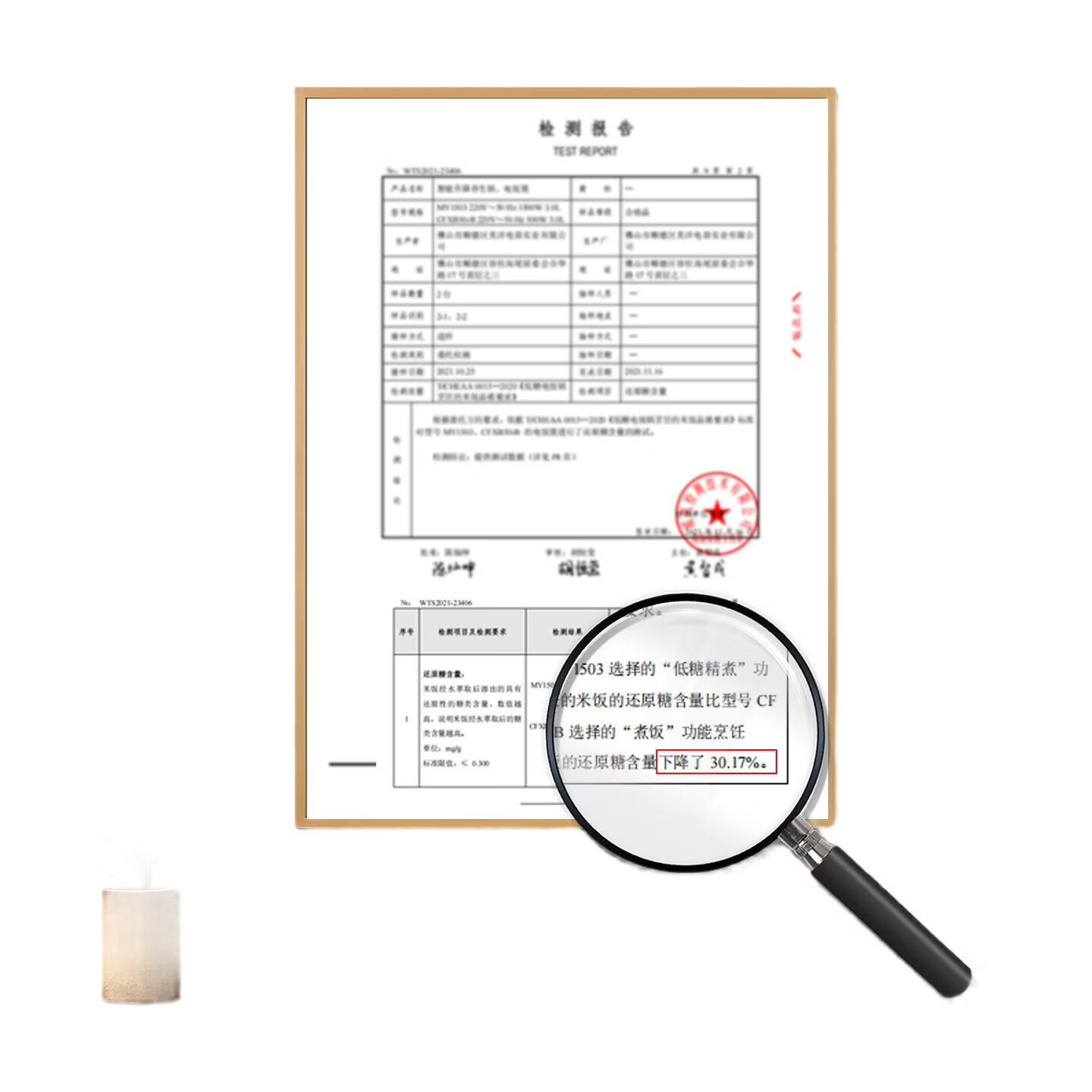蓓家福智能米汤分离低糖电饭煲全自动升降式沥米饭沥米汤蒸煮饭锅 4L蓝色【玻璃款】1-5人 定时预约 4L
