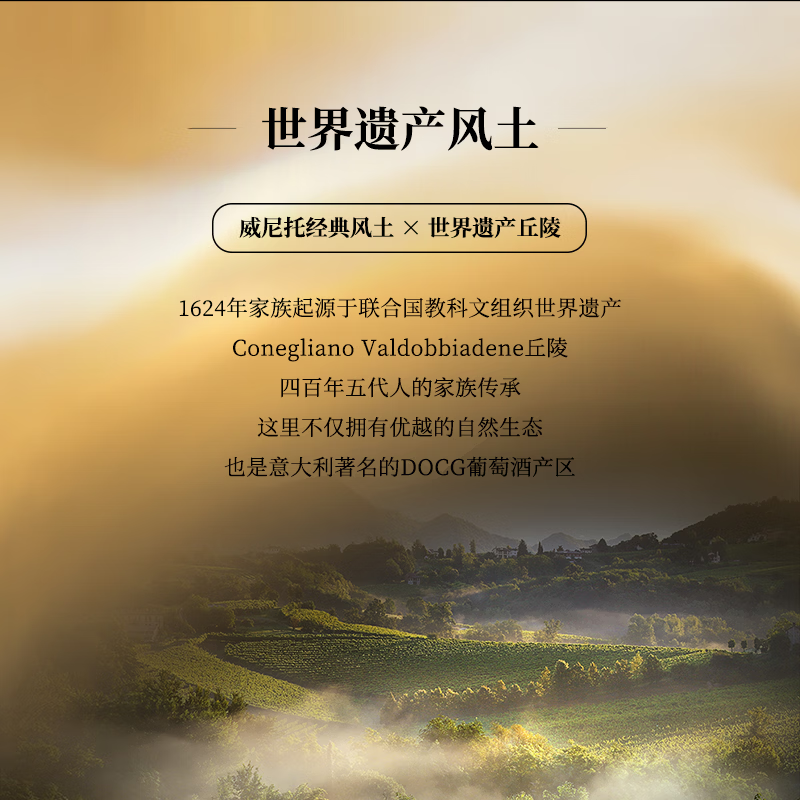 DE STEFANI意大利原瓶进口DOC青苹果香女生聚会婚礼白葡萄起泡酒750ml*1瓶 6瓶装