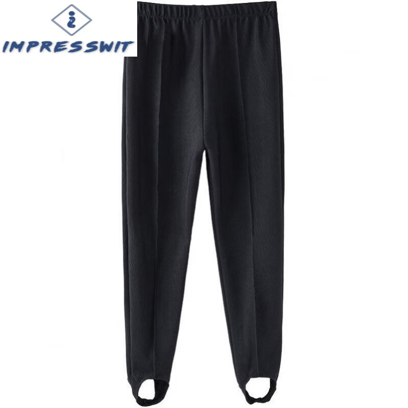 老式脚蹬健美裤八九十年代打底裤外穿条纹裤80年代踩脚裤中年女士宽松